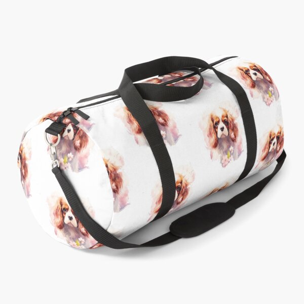 Item preview, Pink Floral Cavalier King Charles Spaniel  designed and sold by TheAnimalZ00.