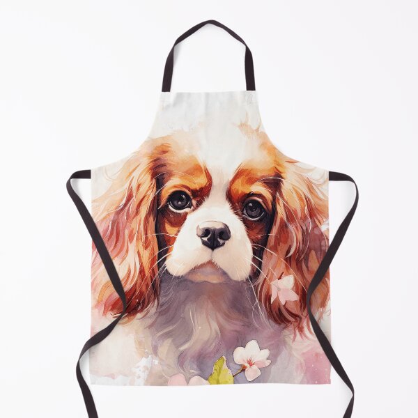 Item preview, Pink Floral Cavalier King Charles Spaniel designed and sold by TheAnimalZ00.