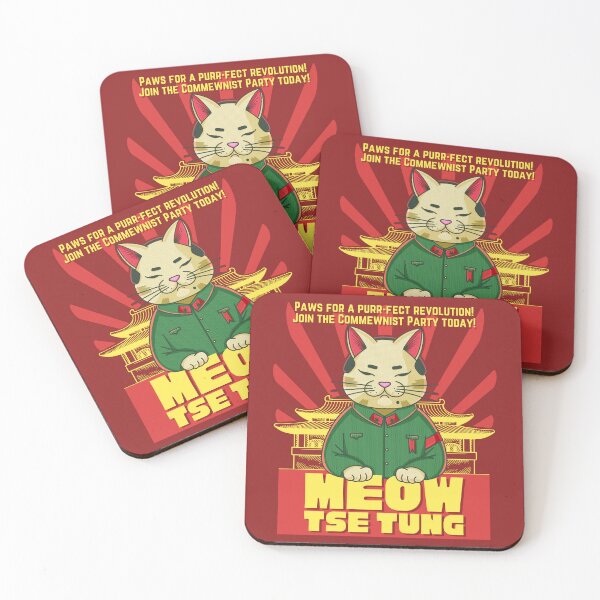 Item preview, Meow Tse Tung The Communist Cat designed and sold by Give Me that Pencil.