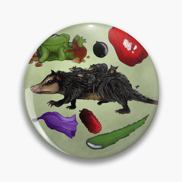 Item preview, Opossum Green Oasis designed and sold by Pogonarts.