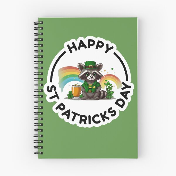 Item preview, Happy St Patricks Day - Funny Patrick's Day Lucky Raccoon designed and sold by Raccoon's World.