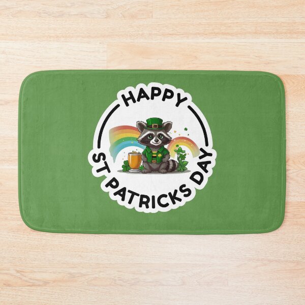 Item preview, Happy St Patricks Day - Funny Patrick's Day Lucky Raccoon designed and sold by Raccoon's World.