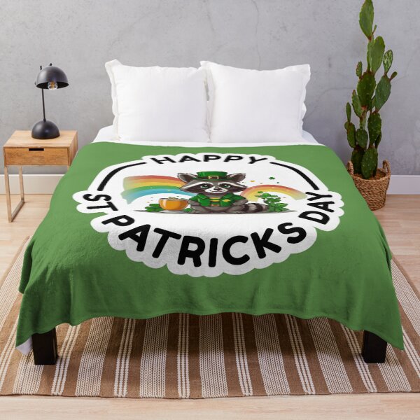 Item preview, Happy St Patricks Day - Funny Patrick's Day Lucky Raccoon designed and sold by Raccoon's World.