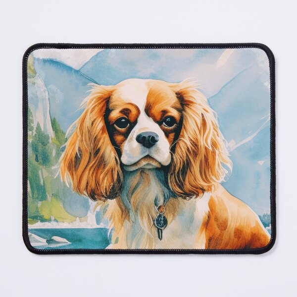 Item preview, Cavalier King Charles Spaniel In The Mountains designed and sold by TheAnimalZ00.