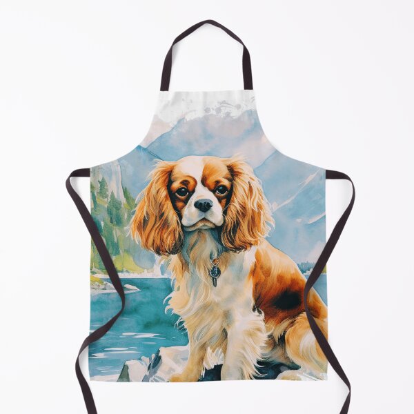 Item preview, Cavalier King Charles Spaniel In The Mountains designed and sold by TheAnimalZ00.