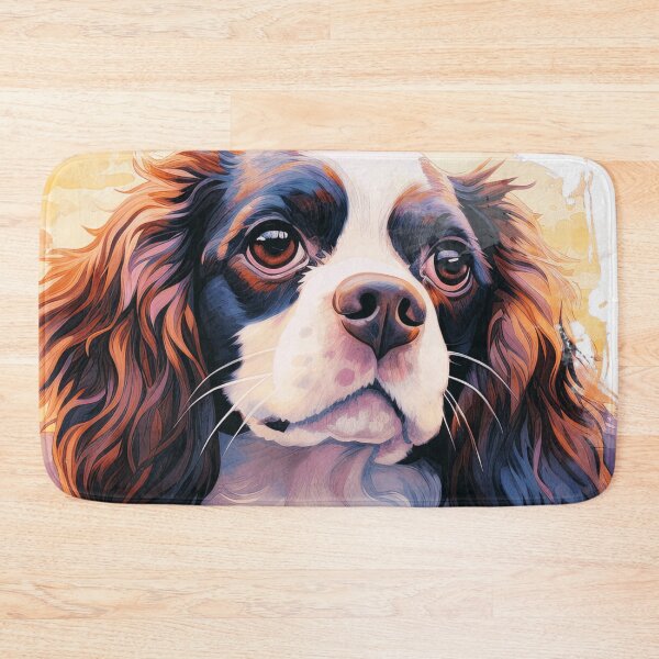 Item preview, Cavalier King Charles Spaniel with Flowers designed and sold by TheAnimalZ00.