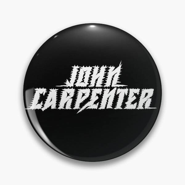 Artikelvorschau, John Carpenter Metallschrift entworfen und verkauft von DERAIL-NYC.