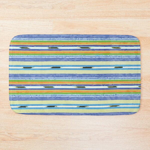 Item preview, Aquamarine mexican poncho fabric bright serape blanket designed and sold by T-Mex.