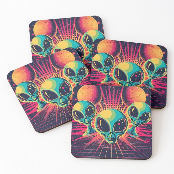 Item preview, retro aliens designed and sold by Rebelka.