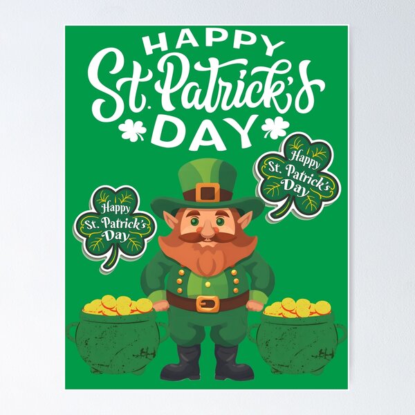 Item preview, Happy St. Patrick's Day designed and sold by JD72shirtshop.