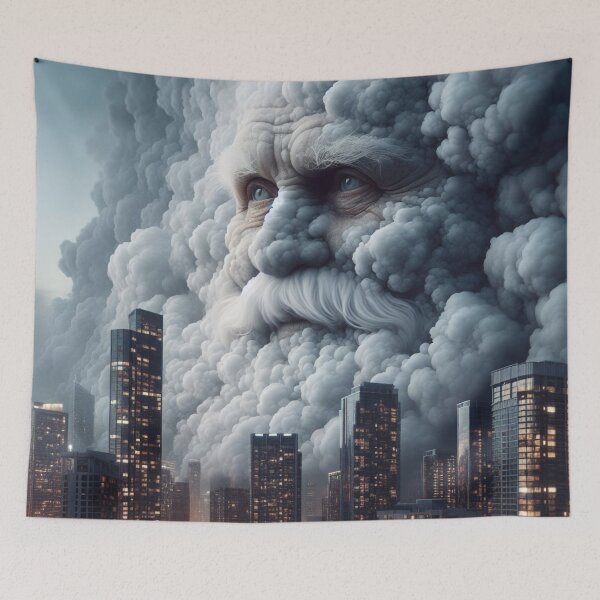 Item preview, The Benevolent Guardian: A Surreal Stormscape designed and sold by joejiing.