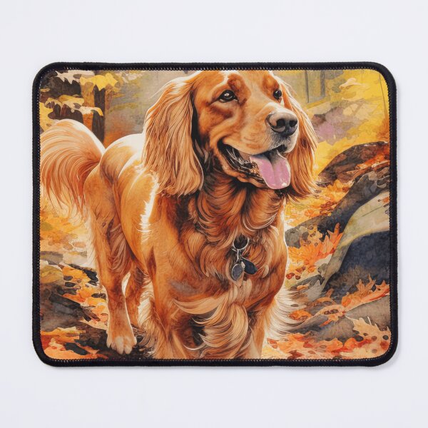 Item preview, Cocker Spaniel In Fall Forest designed and sold by TheAnimalZ00.
