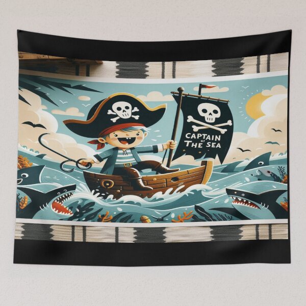 Item preview, Children's Pirate 1 Poster Wall Art and Puzzle designed and sold by Cupideros.