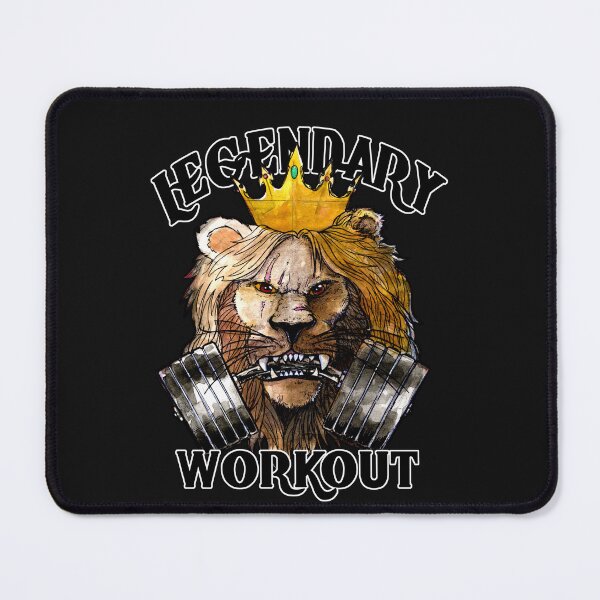 Item preview, legendary workout gym legend lion exercise designed and sold by skarekrowink123.