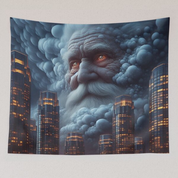 Item preview, The Benevolent Guardian: A Surreal Stormscape designed and sold by joejiing.