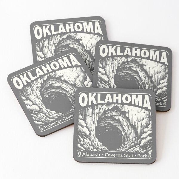 Item preview, Oklahoma Outdoors Alabaster Cave State Park designed and sold by TKsTees.