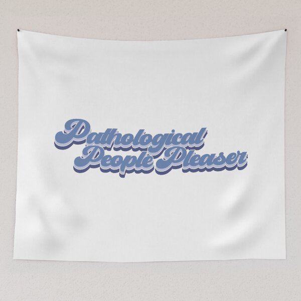 Item preview, Pathological People Pleaser Blue designed and sold by baranskini.