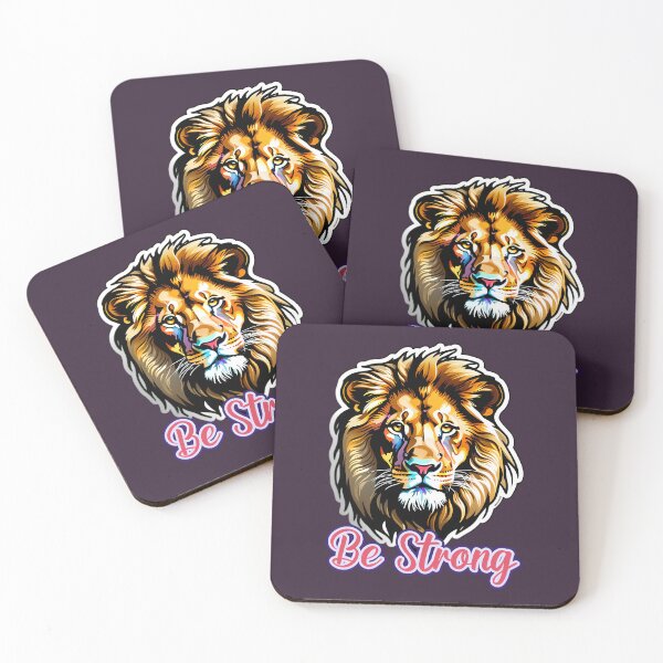 Item preview, A Majestic Lion - Be Strong Quote designed and sold by TheArtOfPat.