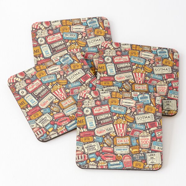 Item preview, Cinematic Elegance: Ticket Stub Pattern designed and sold by Rui Fernandes.