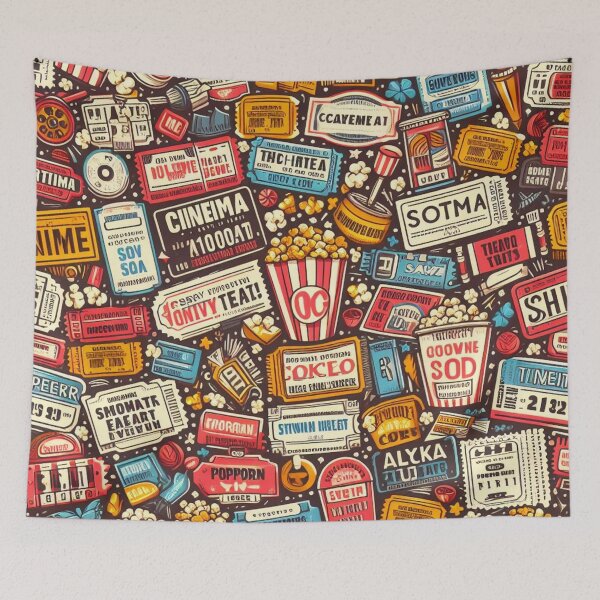 Item preview, Cinematic Elegance: Ticket Stub Pattern designed and sold by Rui Fernandes.