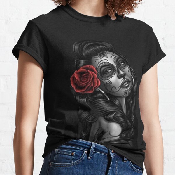Item preview, Day of the dead girl designed and sold by rinkerlugo.