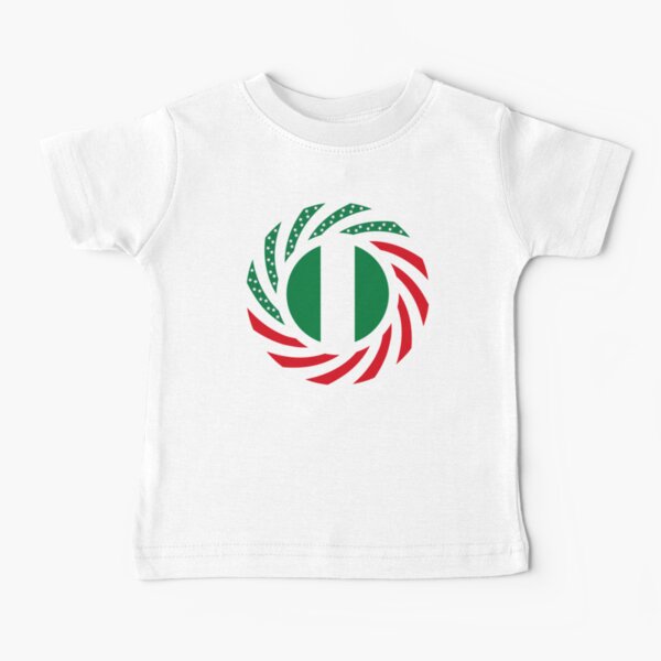 Nigerian American Multinational Patriot Flag Series Baby T-Shirt
