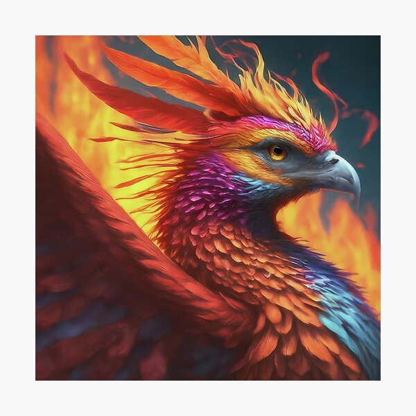 LOKZ PHOENIX 原画　一点もの　unique Phoenix bird Painting by Olha Darchuk | Saatchi Art Netherlands