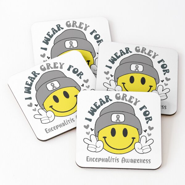 Item preview, I Wear Grey For Encephalitis Awareness, Encephalitis Awareness Month designed and sold by KatMercerr.