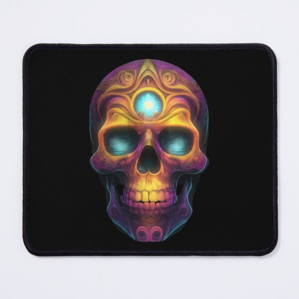 Item preview, Psychodelic Skull designed and sold by skoolsarecool.