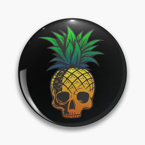 Item preview, Pineapple Skull designed and sold by MizMartini.