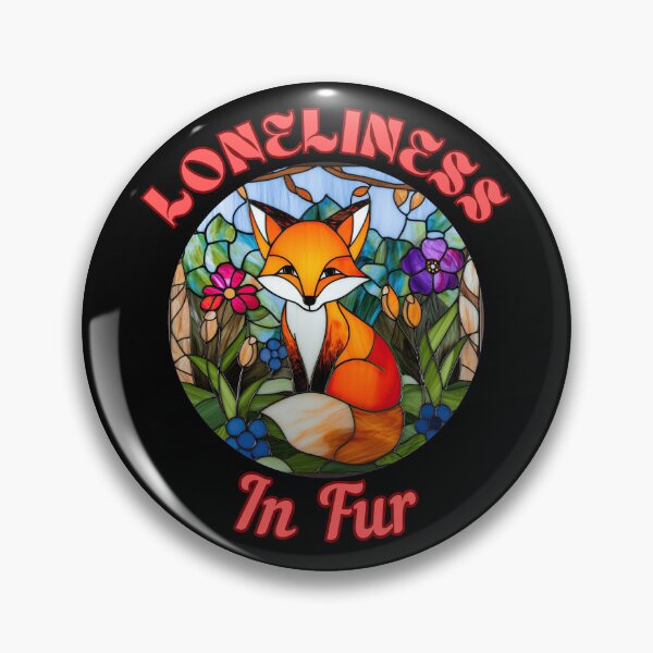 Item preview, Loneliness in Fur. fox head designed and sold by FoxVibes.