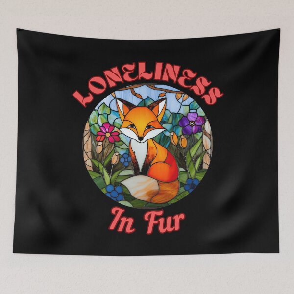 Item preview, Loneliness in Fur. fox head designed and sold by FoxVibes.
