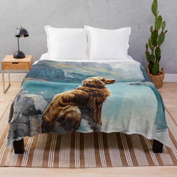 Item preview, Cocker Spaniel Mountain Illustration designed and sold by TheAnimalZ00.