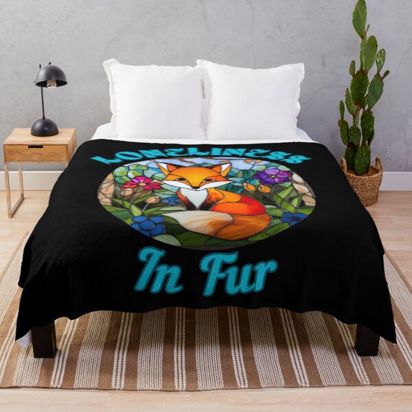 Item preview, Loneliness in Fur. fox face designed and sold by FoxVibes.