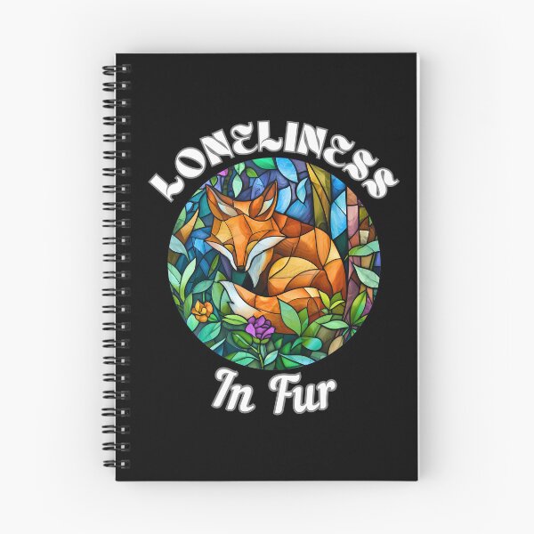 Item preview, Loneliness in Fur. fox quote designed and sold by FoxVibes.