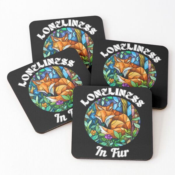 Item preview, Loneliness in Fur. fox quote designed and sold by FoxVibes.