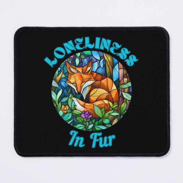 Item preview, Loneliness in Fur. vintage fox designed and sold by FoxVibes.