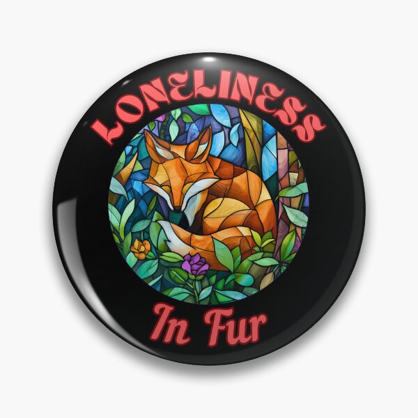 Item preview, Loneliness in Fur. retro fox designed and sold by FoxVibes.