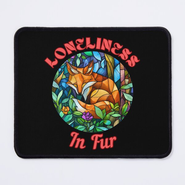 Item preview, Loneliness in Fur. retro fox designed and sold by FoxVibes.