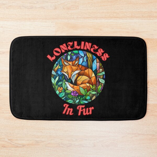 Item preview, Loneliness in Fur. retro fox designed and sold by FoxVibes.