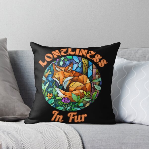 Item preview, Loneliness in Fur. fox watercolor designed and sold by FoxVibes.