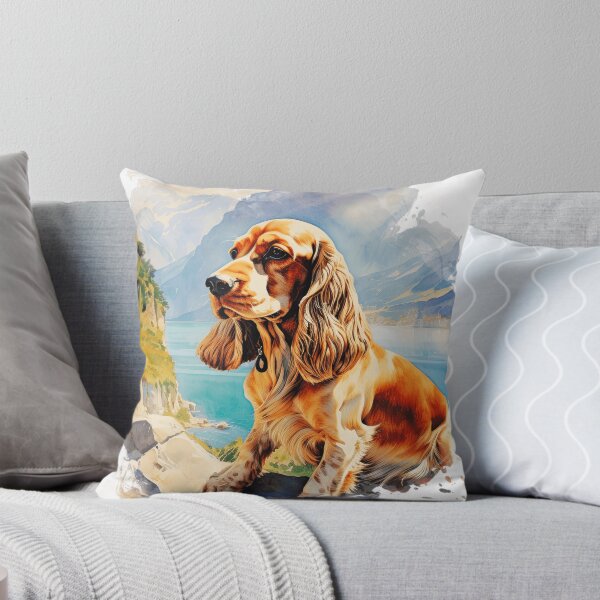 Item preview, Cute Cocker Spaniel Illustration designed and sold by TheAnimalZ00.