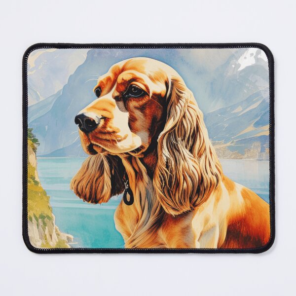 Item preview, Cute Cocker Spaniel Illustration designed and sold by TheAnimalZ00.