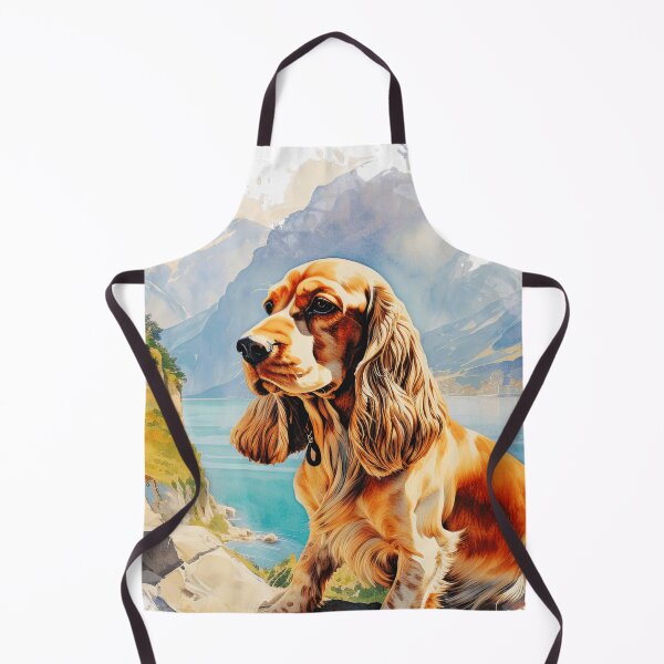Item preview, Cute Cocker Spaniel Illustration designed and sold by TheAnimalZ00.