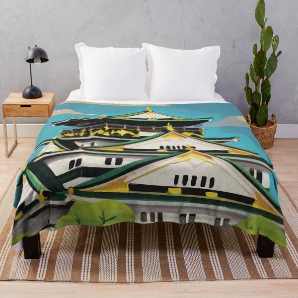 Item preview, Osaka Castle Japanese Fortress Asian Art designed and sold by TheJoeyStudio.