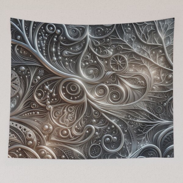 Item preview, Silver Filigree designed and sold by Heather Wooldridge.