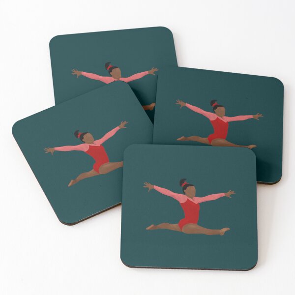 Item preview, Simone Biles - Red Leotard Gymnastics Art designed and sold by madpowellv.