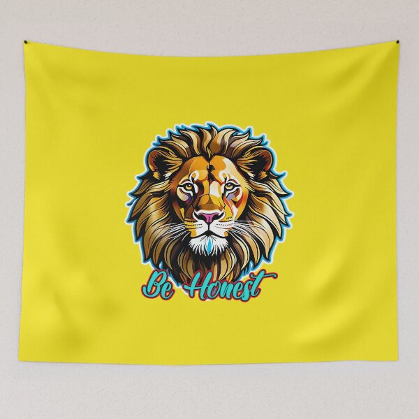Item preview, A Majestic Lion - Be Honest Quote designed and sold by TheArtOfPat.