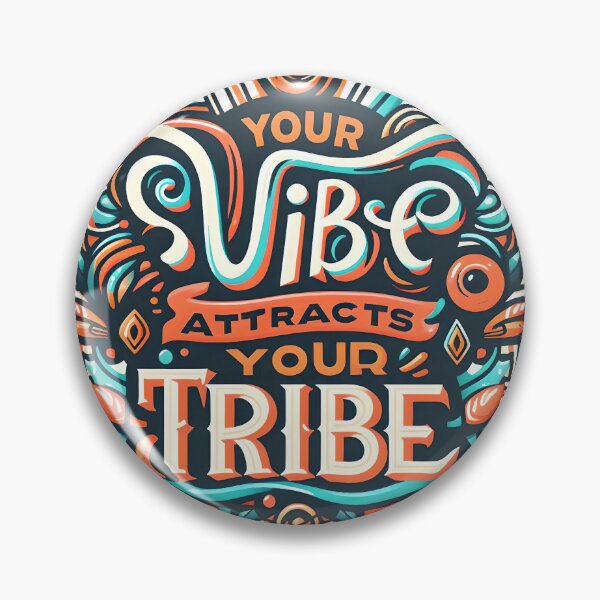 Item preview, Your vibe attracts your tribe, typography designed and sold by maxmaj.