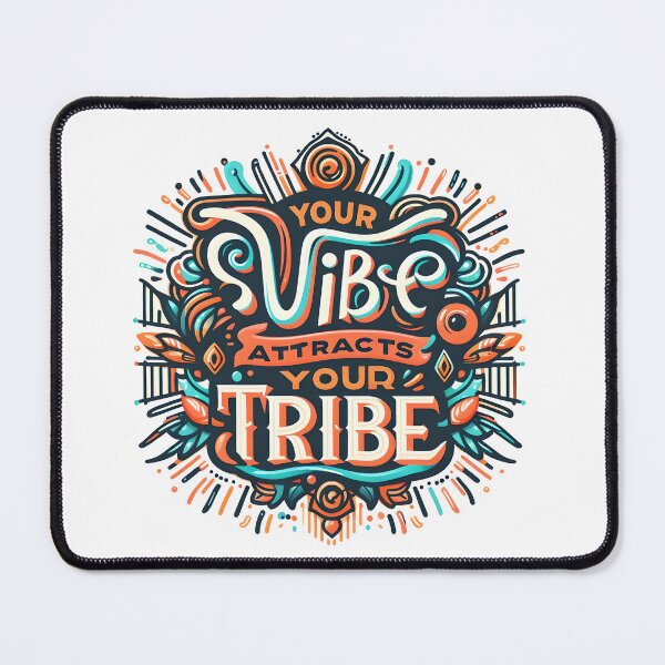 Item preview, Your vibe attracts your tribe, typography designed and sold by maxmaj.